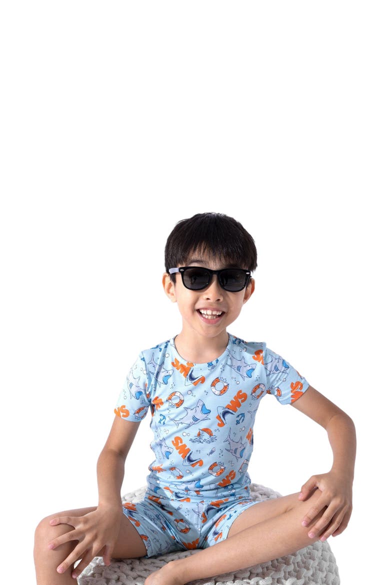 JAWS Kids 2-Piece Short Sleeve & Shorts Pajama Set, Alternate, color, JAWS