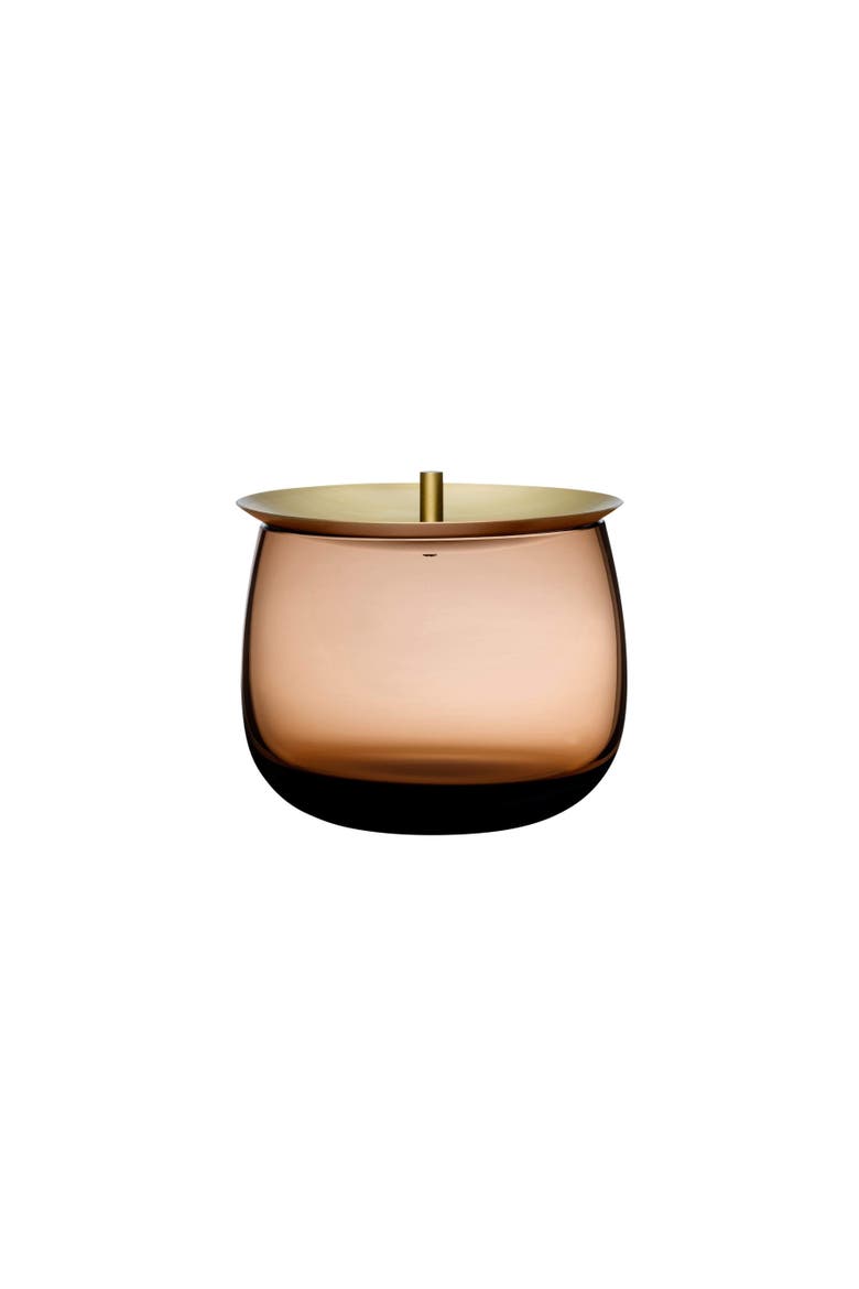 Beret Storage Box, Small, Main, color, Caramel