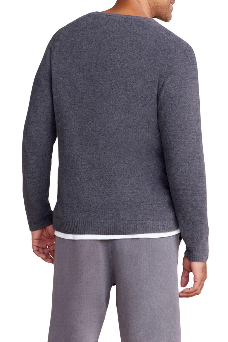 CozyChic™ Lite Raglan Pointelle Sweatshirt, Alternate, color, CARBON