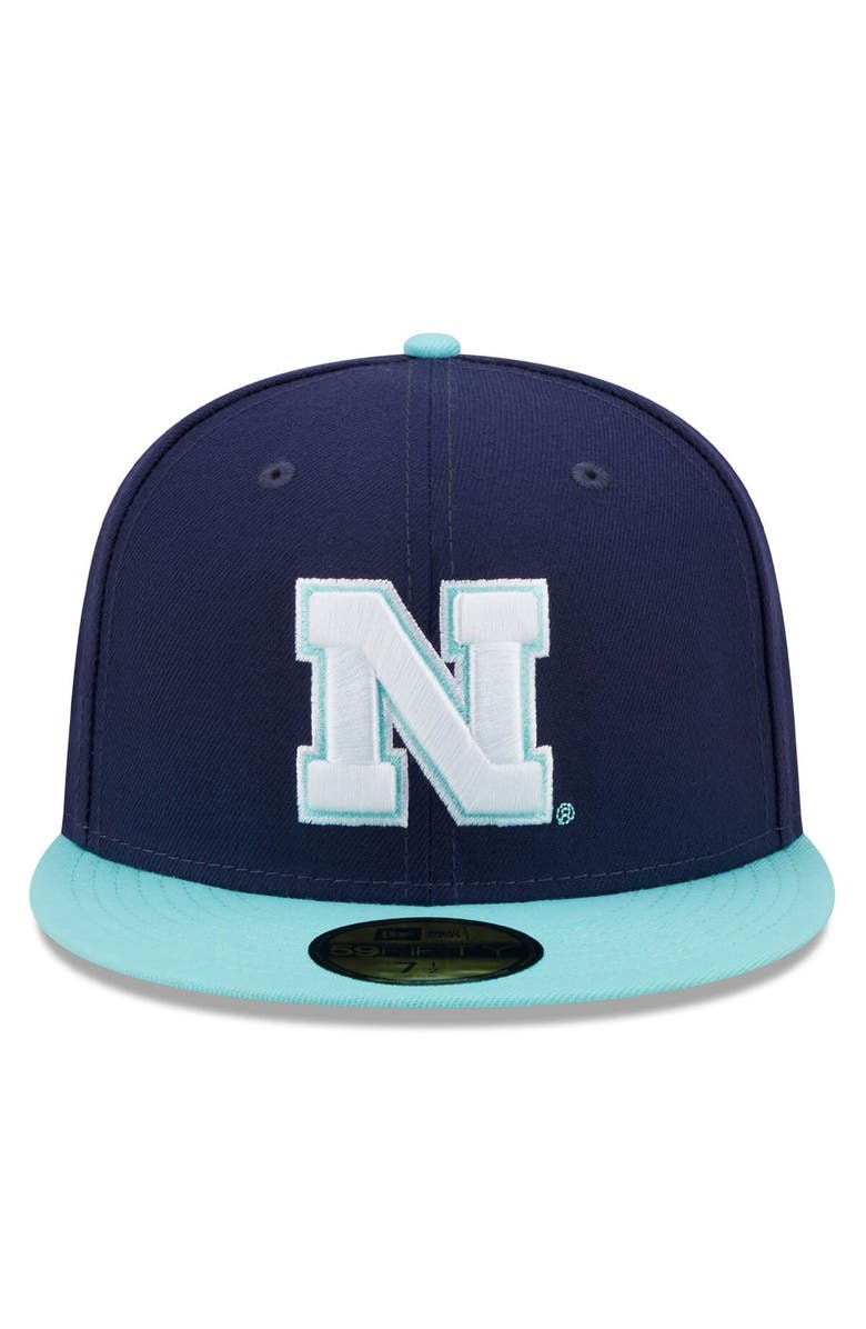 New Era Men's New Era Navy/Light Blue Nebraska Huskers 59FIFTY Fitted Hat, Alternate, color, 