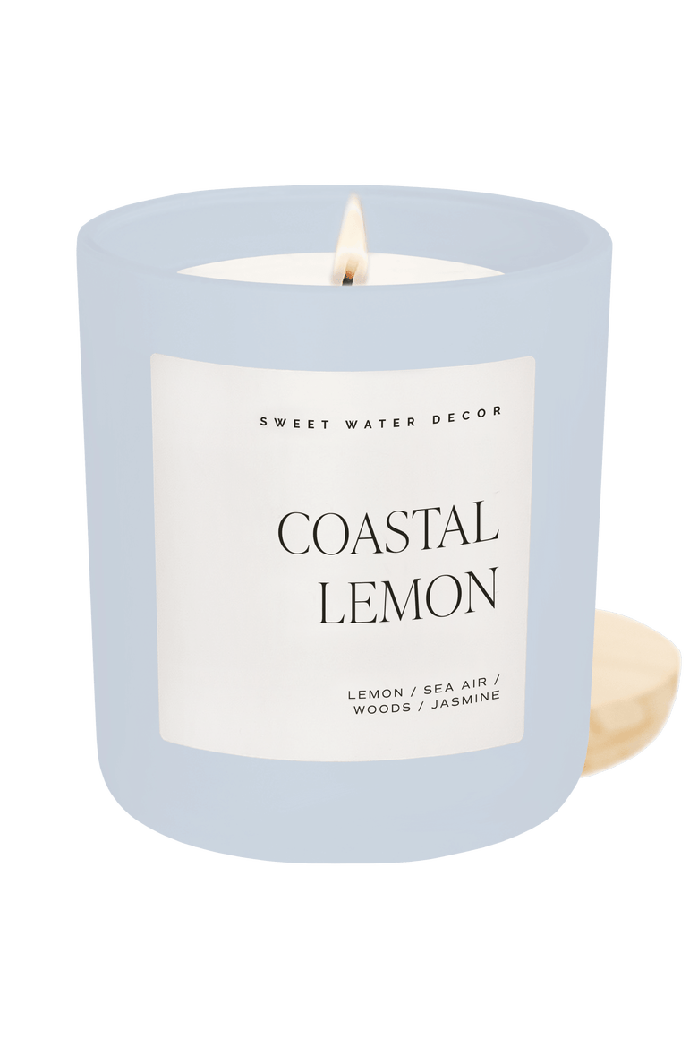 Spring and Summer 15 oz Candles, Main, color, Coastal Lemon