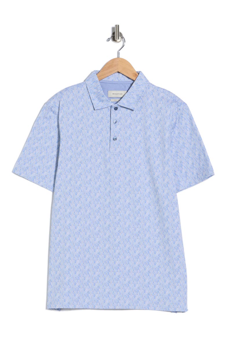 OoohCotton® Printed Polo, Alternate, color, AIR BLUE