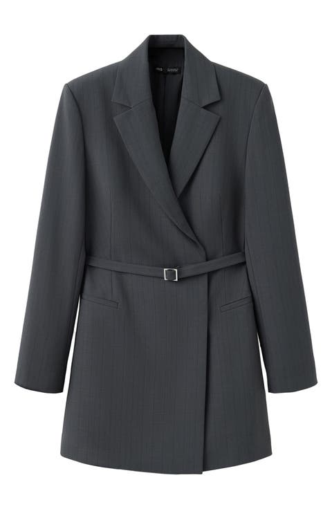 Belted Blazer Dress