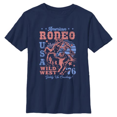 Boy's Lost Gods American Rodeo Wild West  Graphic T-Shirt