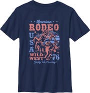 Lost Gods Boy's Lost Gods American Rodeo Wild West Graphic T-Shirt
