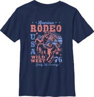 Lost Gods Boy's Lost Gods American Rodeo Wild West Graphic T-Shirt