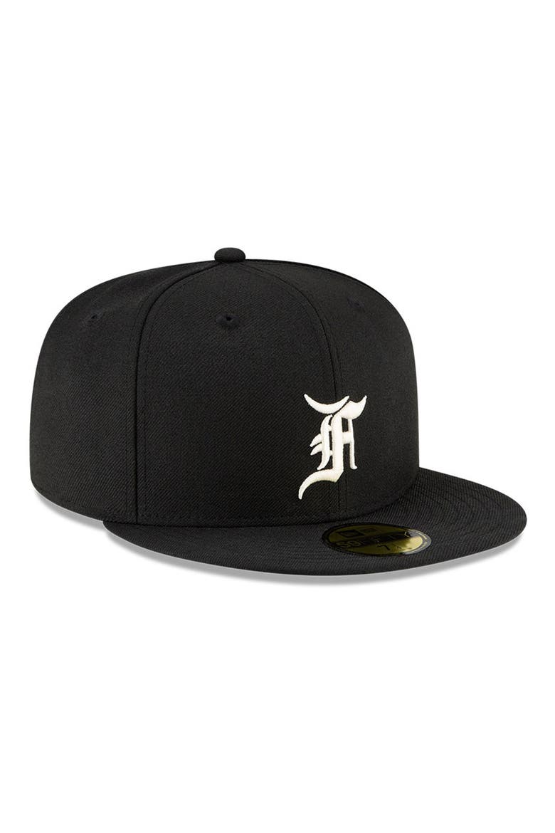 Cap x Fear of God 59FIFTY MLB Wool Baseball Cap, Main, color, BLACK