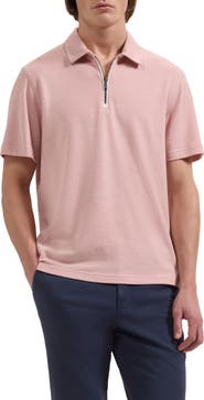 Bugatchi Quarter Zip Polo