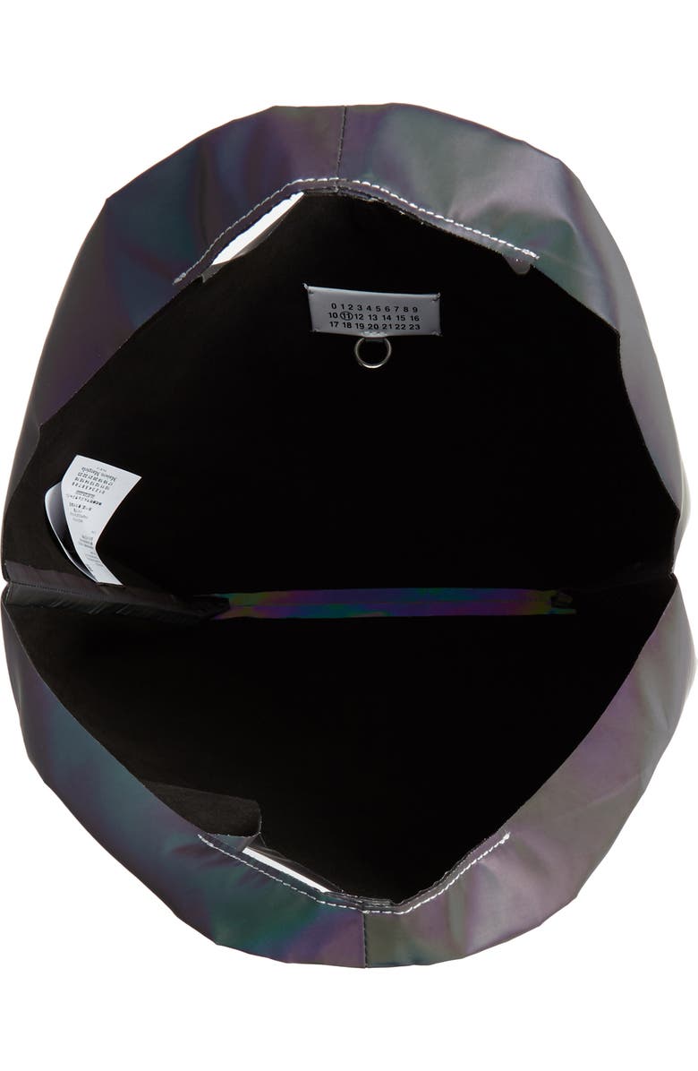 Maison Margiela Reflective Logo Tote, Alternate, color,