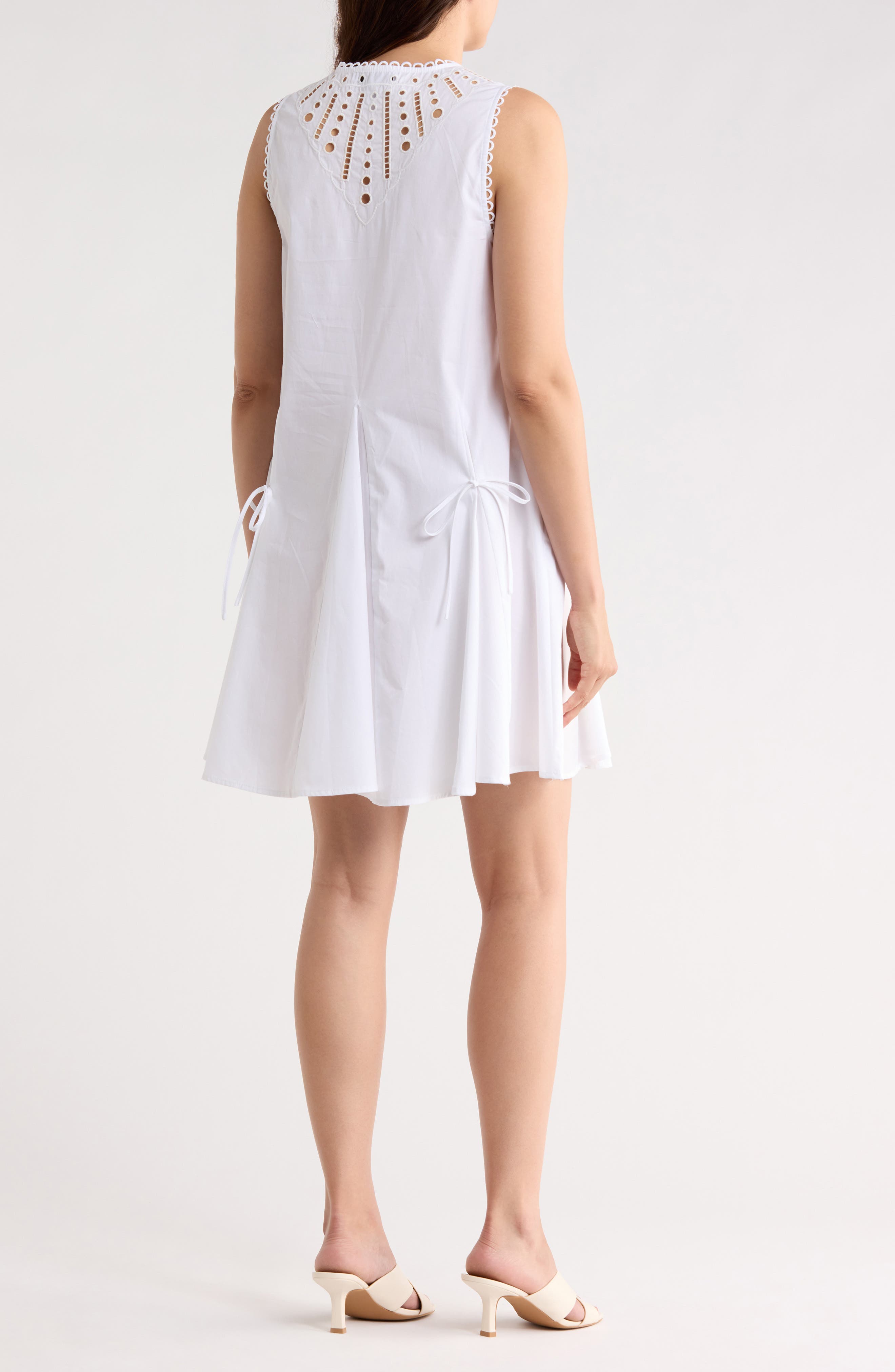 Embroidered Cotton Poplin Dress - image 4