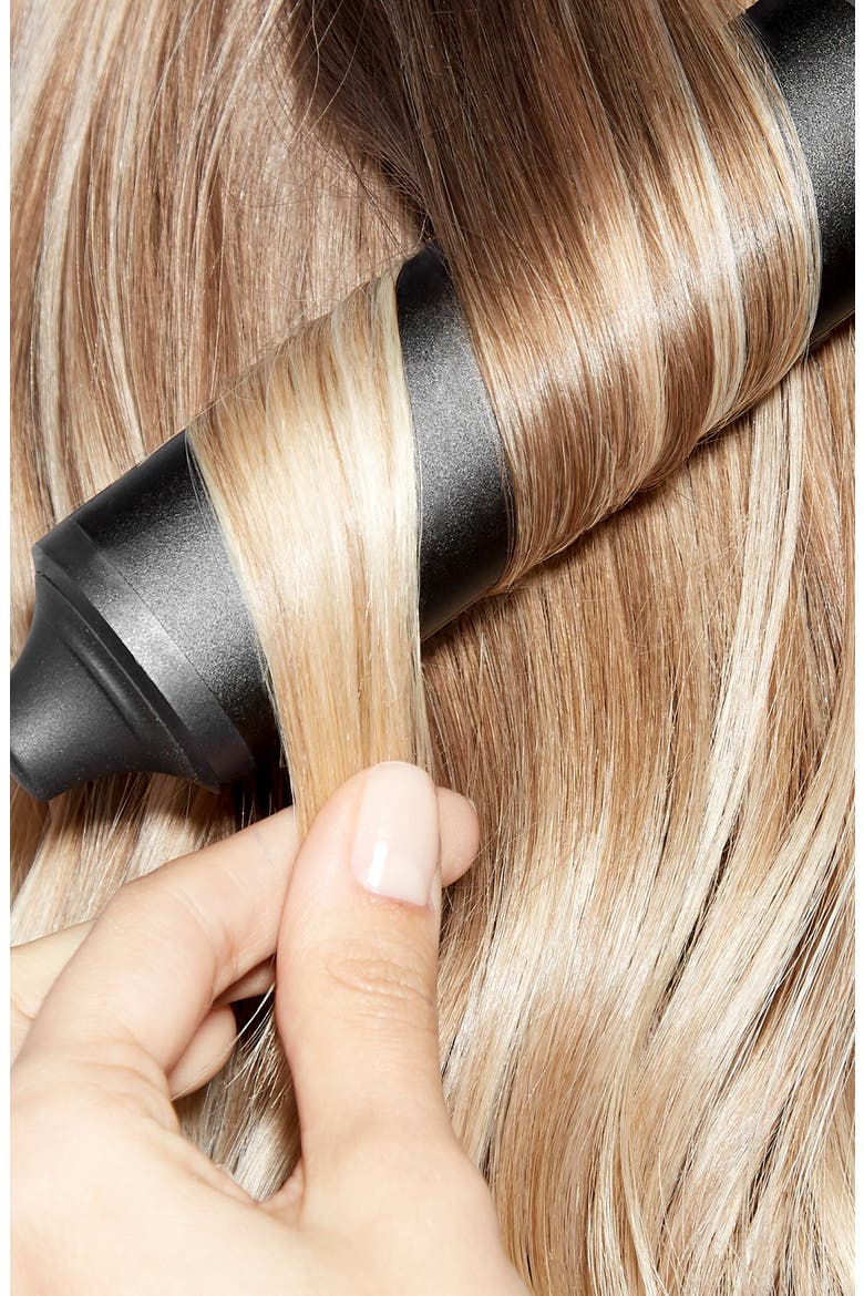 Classic Wave Oval Curling Wand, Alternate, color, BLACK