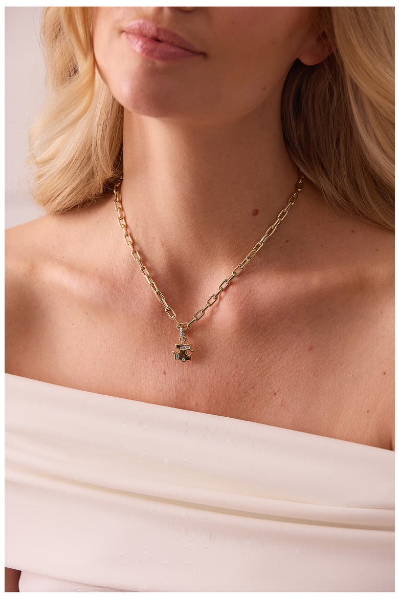 Papua Diamond Puzzle Charm, Alternate, color, YELLOW GOLD
