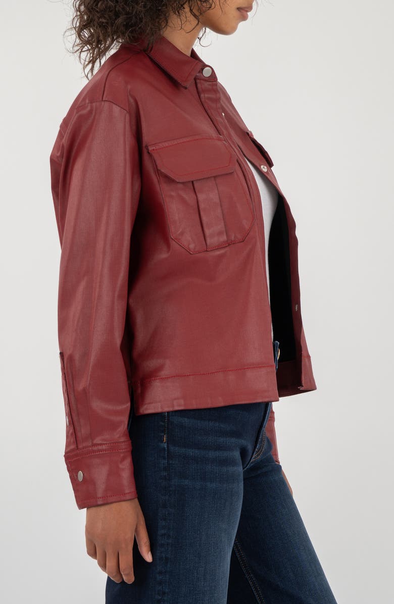 KUT from the Kloth Remy Jacket, Alternate, color, Red