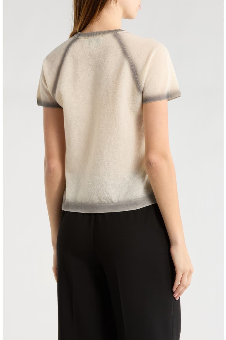 Raglan Sleeve Sweater, Alternate, color, IVORY/ GREY