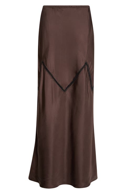 Orisha Embroidered Silk Maxi Skirt