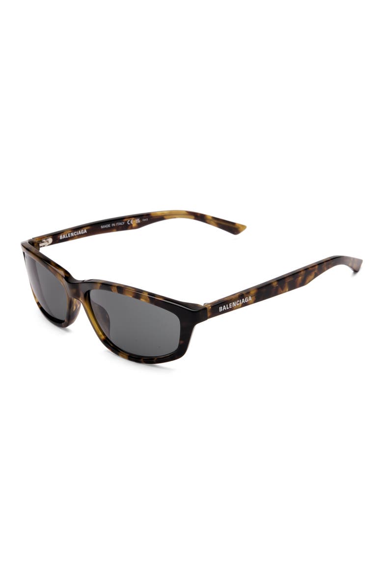 60mm Square Sunglasses, Main, color, HAVANA HAVANA GREEN