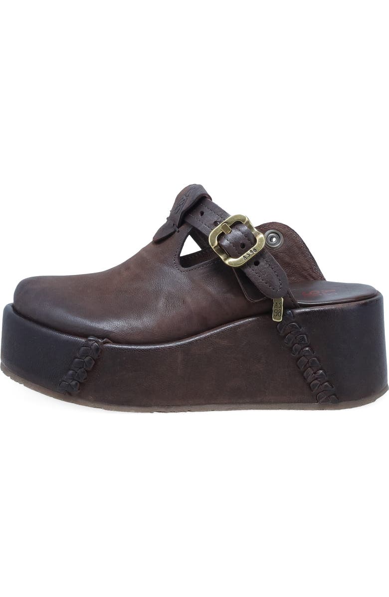 A.S.98 Monroe Platform Clog, Alternate, color, Brown