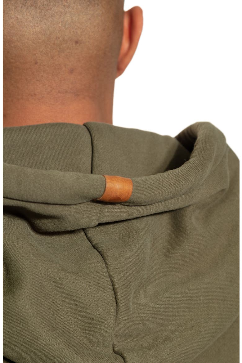 Slater Quarter Zip Hoodie, Alternate, color, ARMY