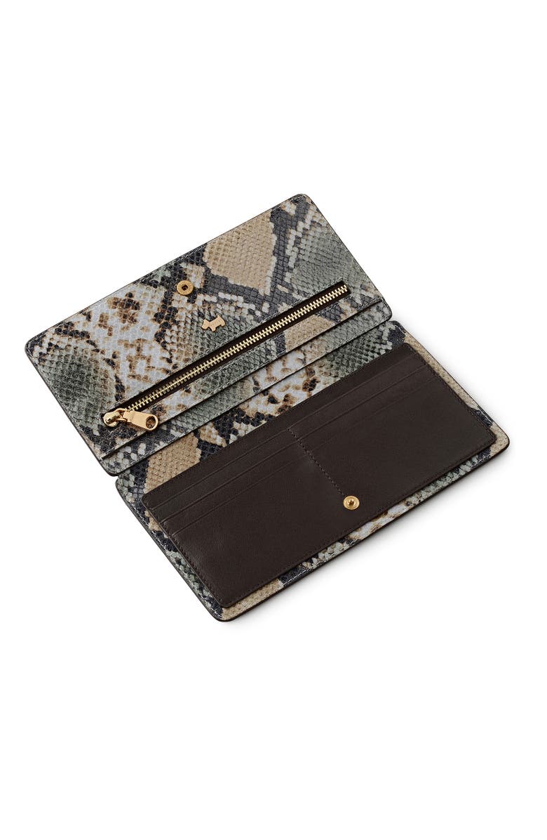 Radley Coin Street - Faux Snake Large Bifold Wallet, Alternate, color, Pine Needle