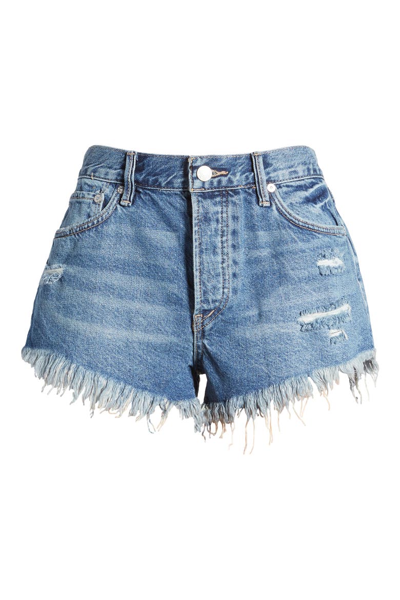 Loving Good Vibrations Shorts, Alternate, color, MID INDIGO