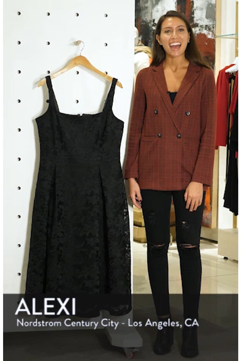 Jackie O Lace Fit & Flare Dress video