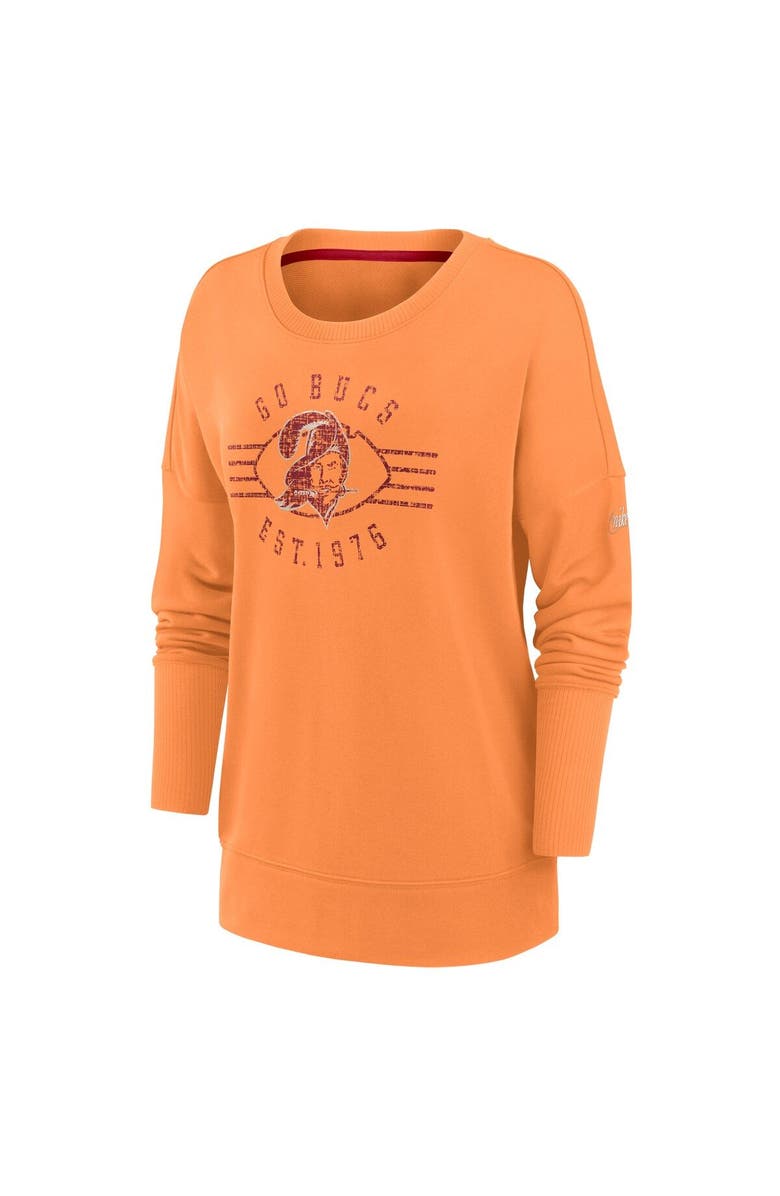 Nike Women's Nike Orange Tampa Bay Buccaneers Rewind Playback Icon Performance Pullover Sweatshirt, Alternate, color, Orange