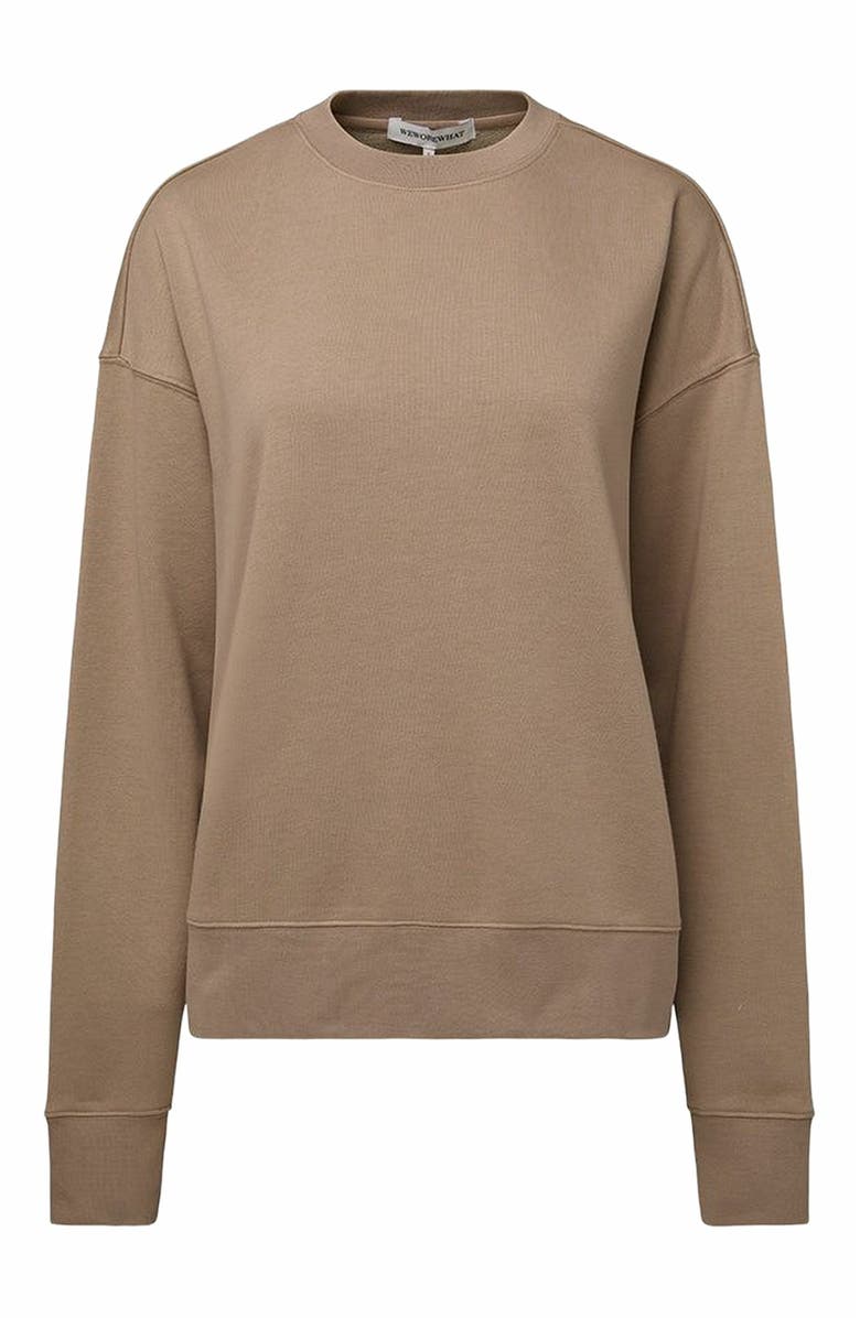 WeWoreWhat Oversized Crewneck Sweatshirt, Main, color, Cashmere