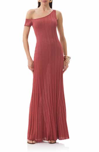 AFRM Hoda One-Shoulder Knit Dress