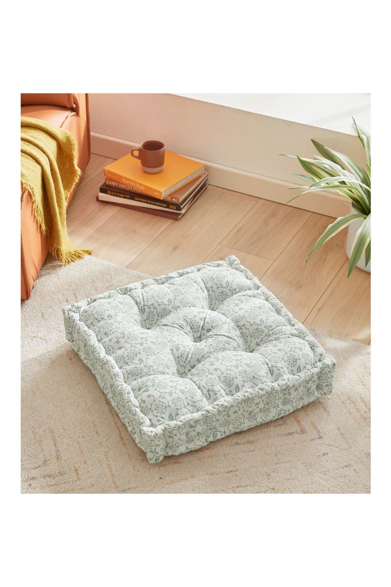 Floor Accent PIllow, Alternate, color, BLUE