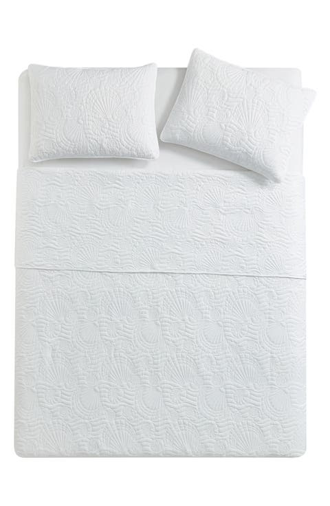 Ocean Solid 3-Piece Quilt Set