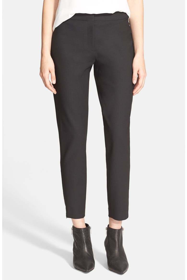 'Victoria' Crop Pants, Main, color, BLACK