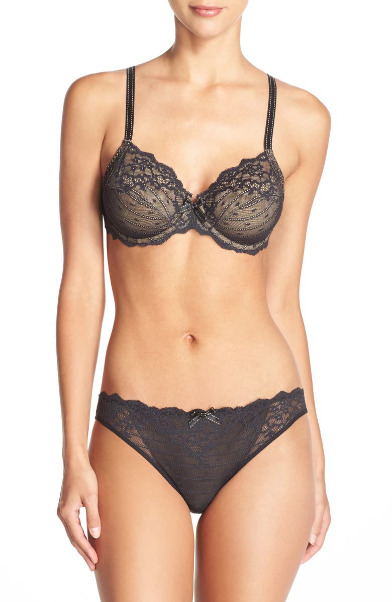 Chantelle Lingerie Rive Gauche Bikini, Alternate, color, 