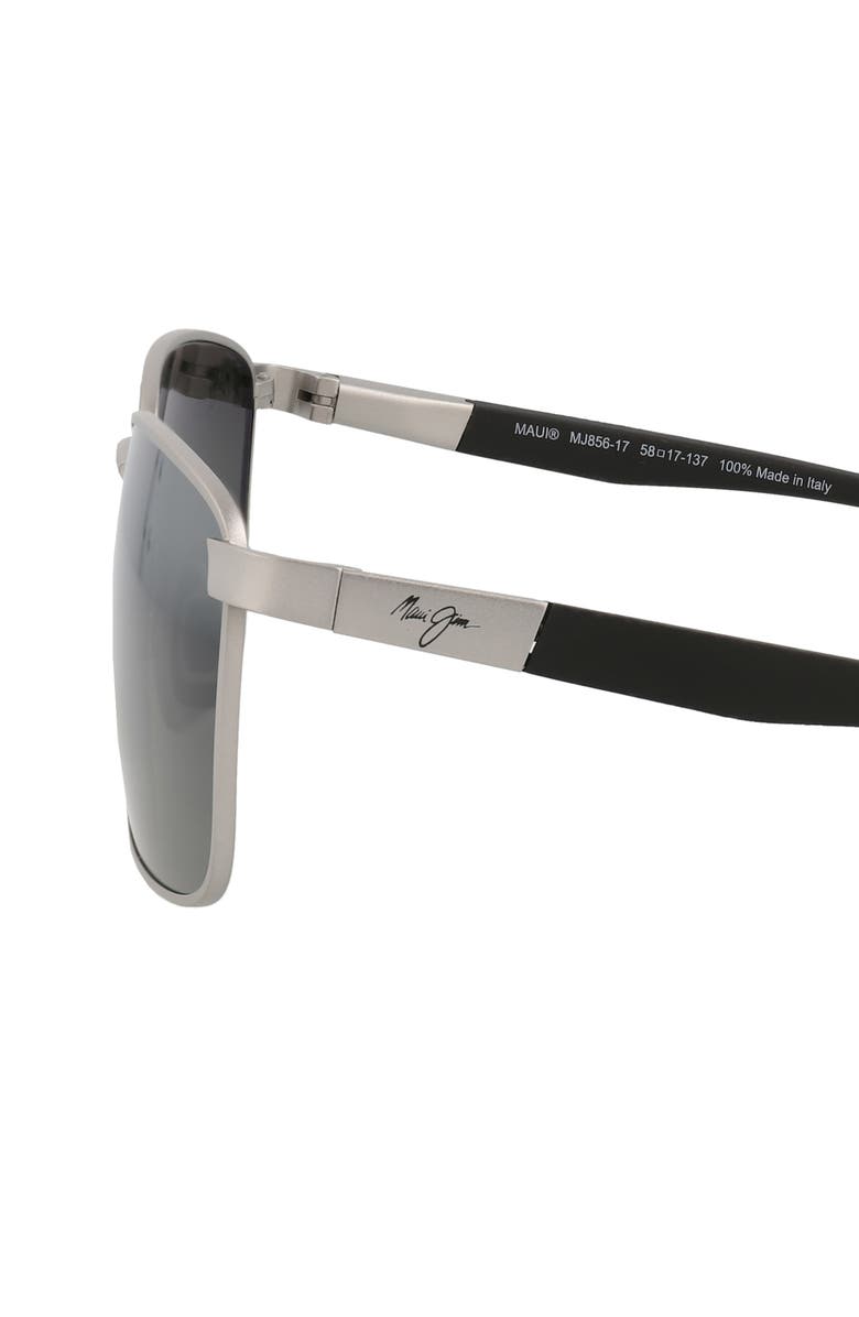 Maui Jim 58mm Polarized Square Sunglasses, Alternate, color,