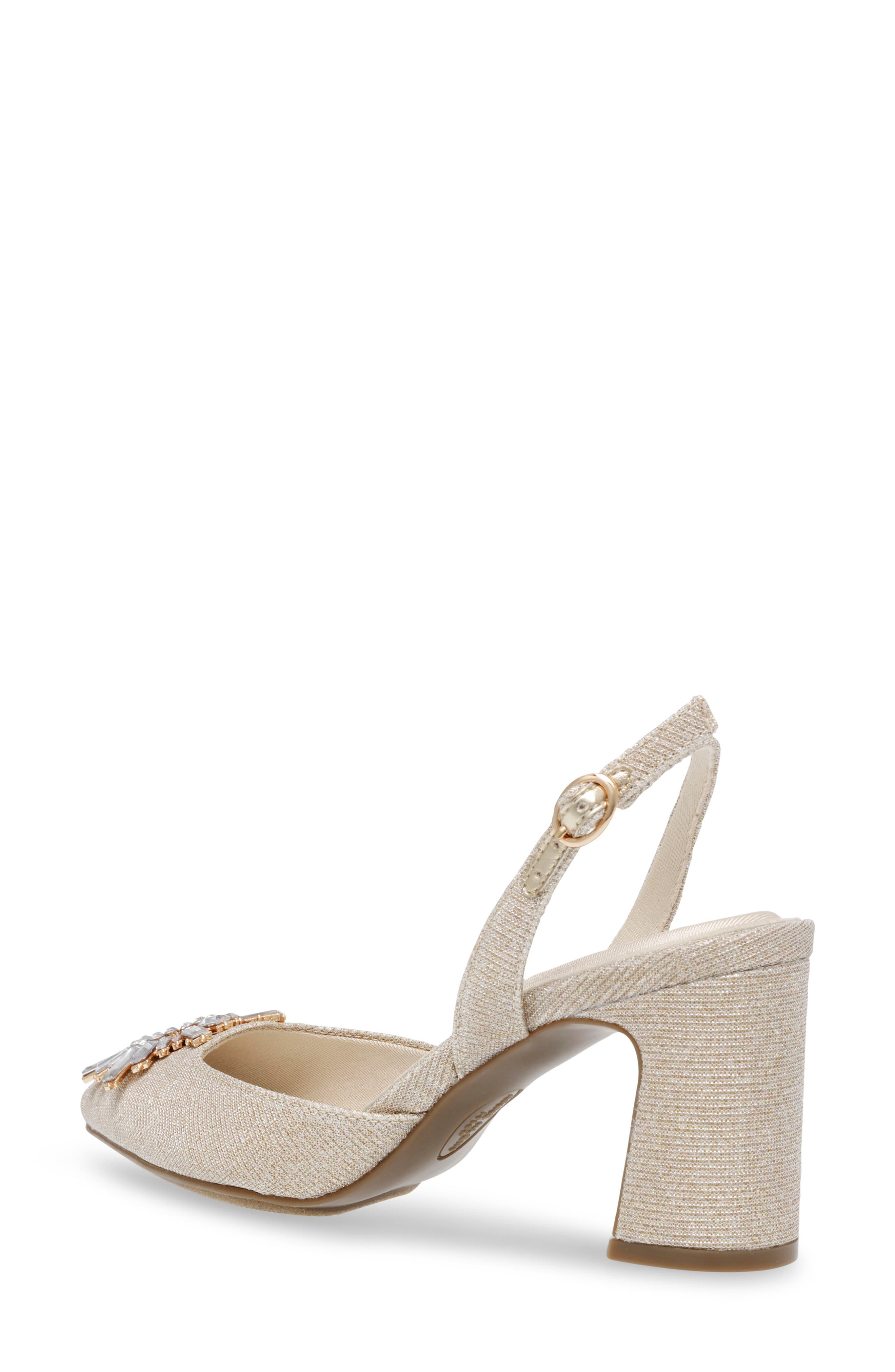 Billie Embellished Pump, Alternate, color, PLATINUM
