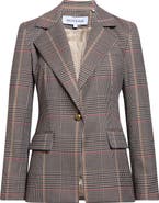 Veronica Beard Healy Houndstooth Plaid Dickey Jacket