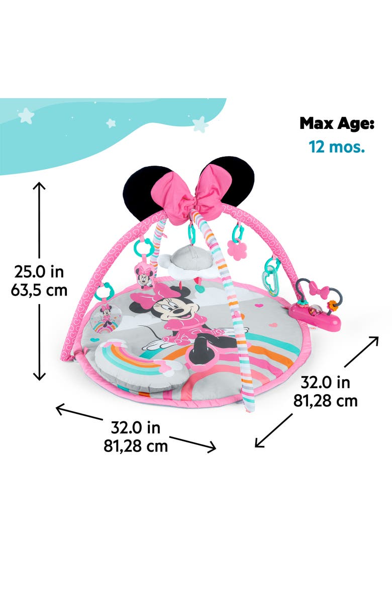 Disney Baby MINNIE MOUSE Forever Besties Activity Gym, Alternate, color, PINK