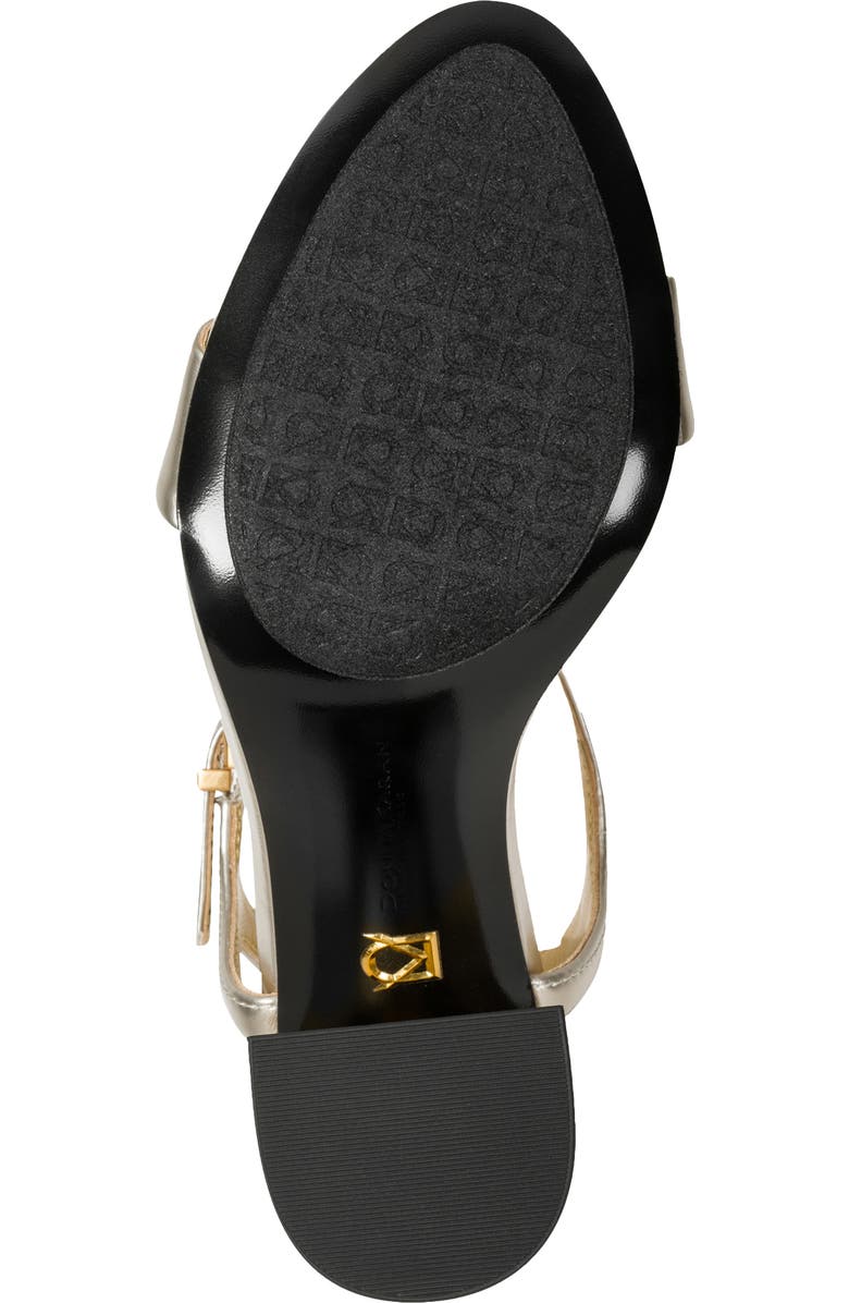 DKNY Seraphina Ankle Strap Sandal, Alternate, color, White Gold