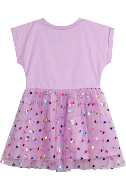 Short Sleeve Tulle Tutu Dress