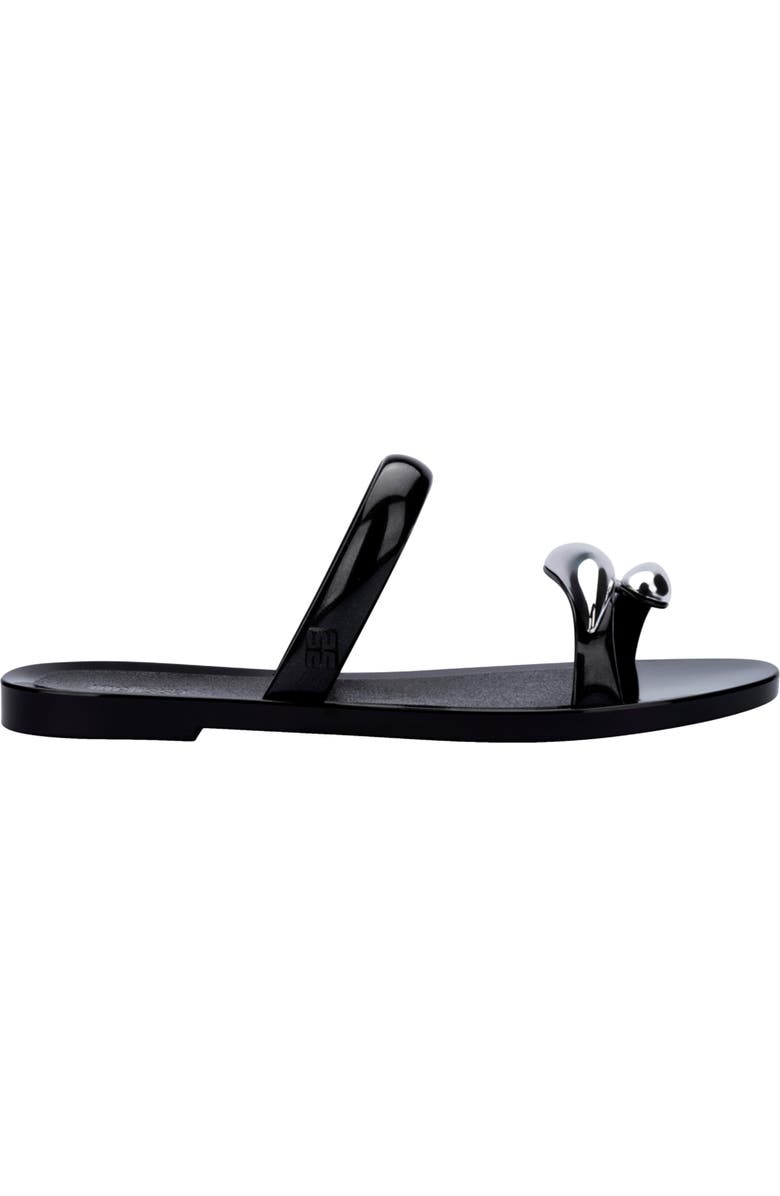 Melissa Eden Slide Sandal, Alternate, color, Black