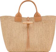 Longchamp Large Le Roseau Raffia Tote