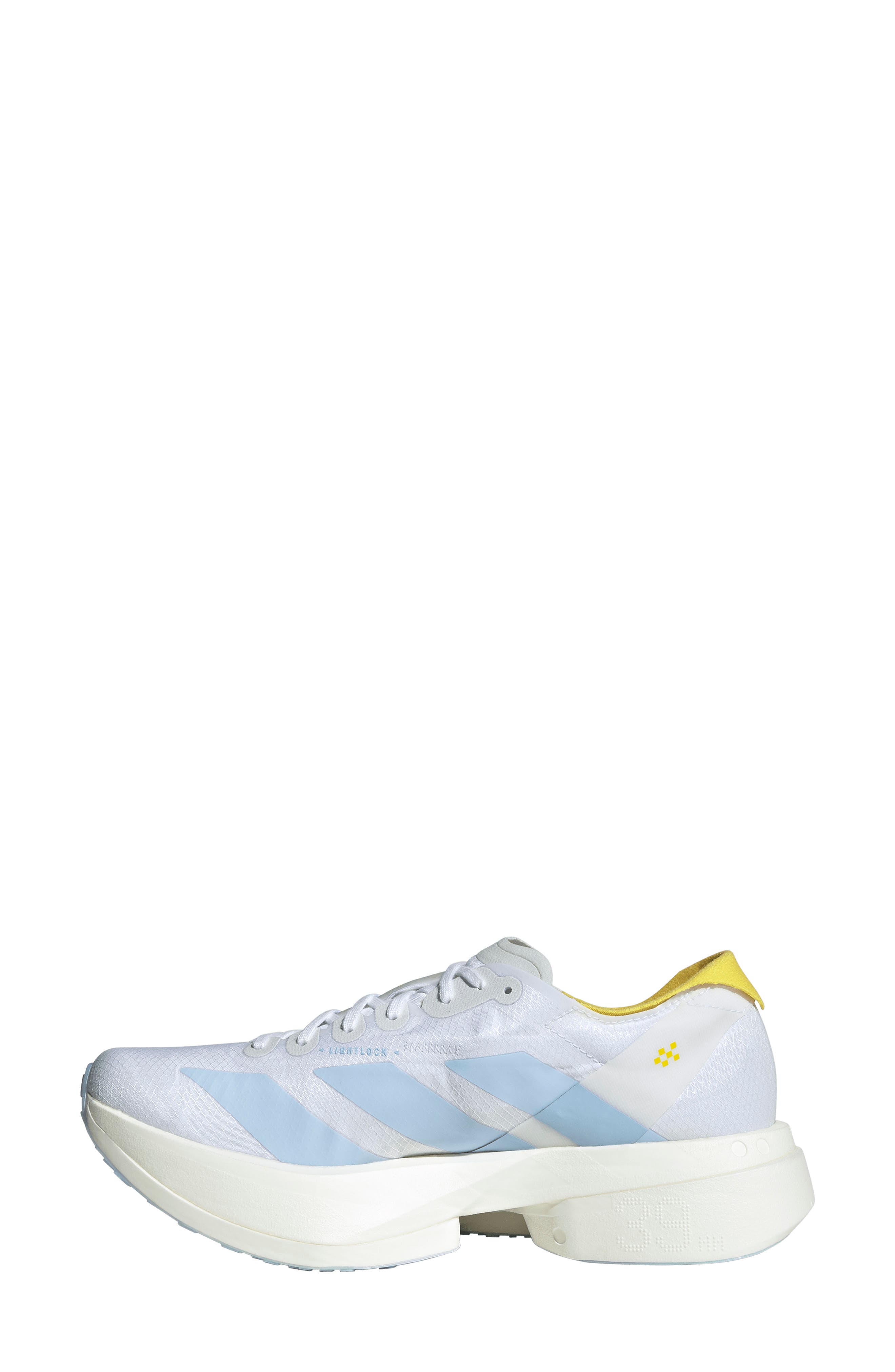 Adizero Adios Pro 4 Running Shoe, Alternate, color, FTWR WHITE