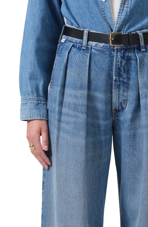 Citizen Of Humanity Citizens Of Humanity Petra Pleated Nonstretch Jeans In Nensi