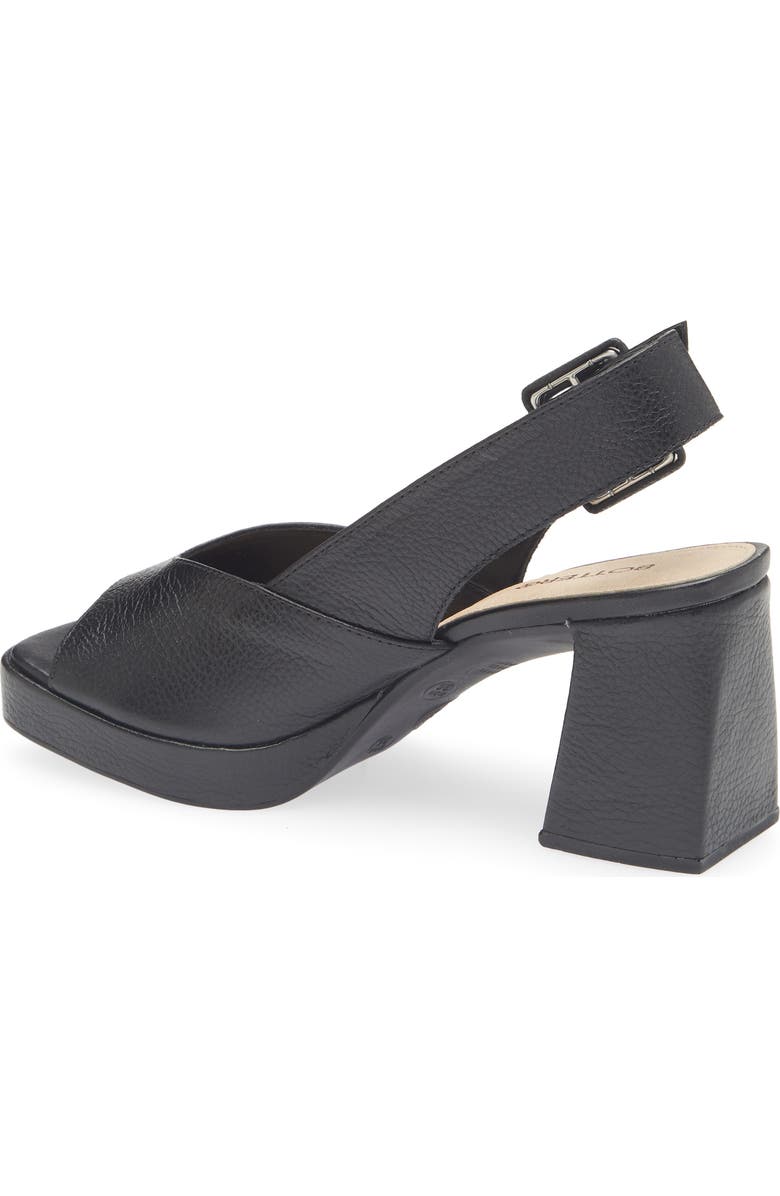 Bottero Britnet Slingback Platform Sandal, Alternate, color, Preto