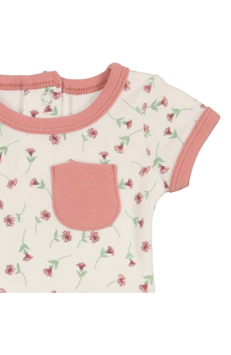 Manière Floral Print T-Shirt & Shorts Set, Alternate, color, White