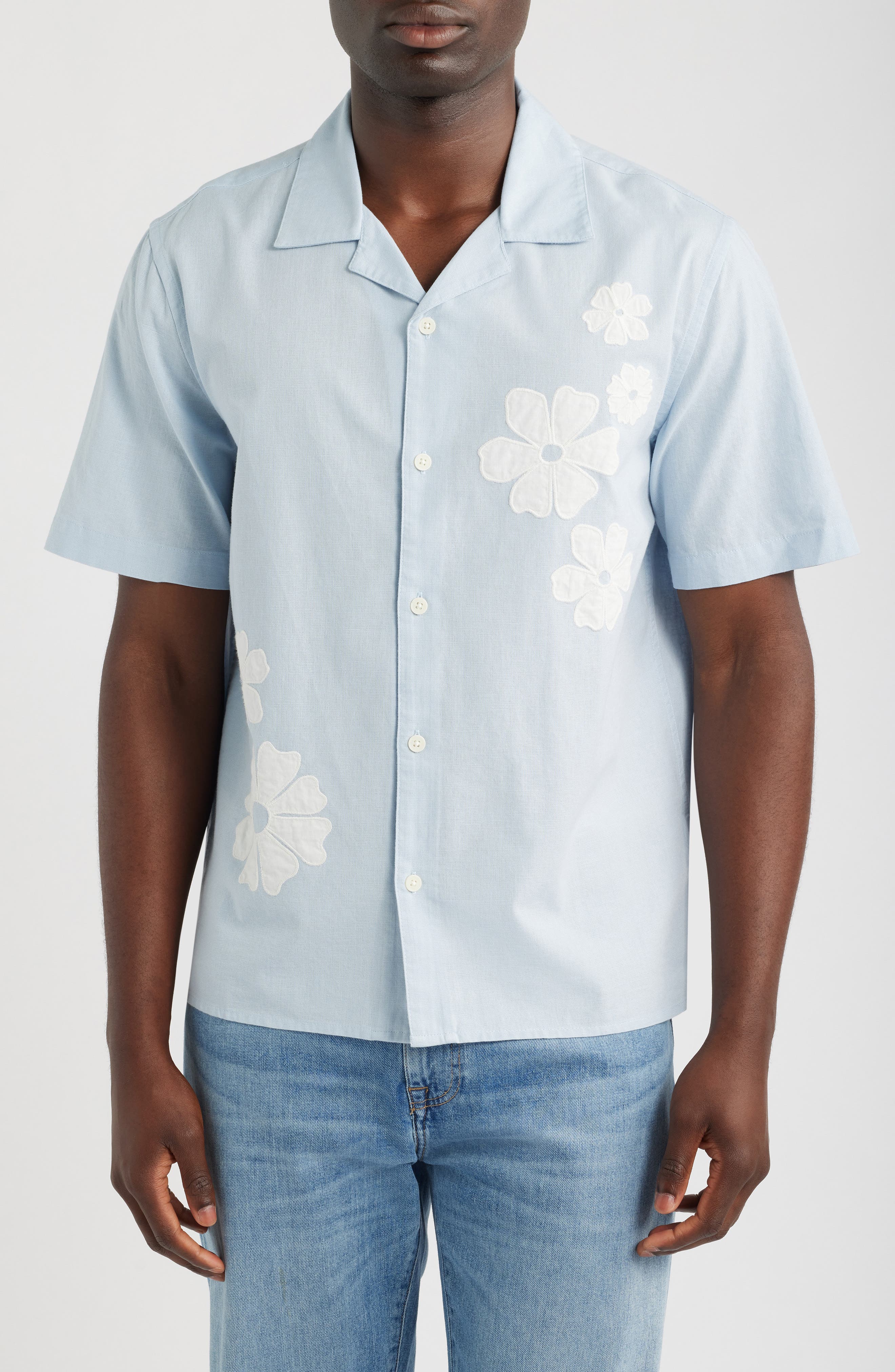 selected BLUE / ECRU