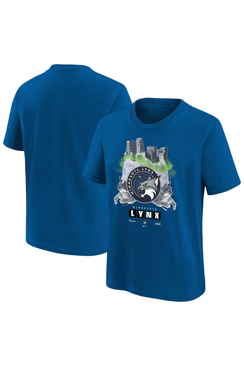Youth Nike  Blue Minnesota Lynx Original Content T-Shirt, Main, color, Blue