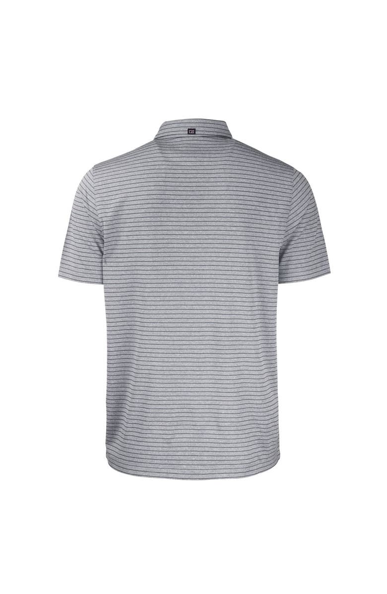 Cutter & Buck Men's Cutter & Buck Heather Black Southern Miss Golden Eagles Big & Tall Forge Eco Heather Stripe Stretch Recycled Polo, Alternate, color,