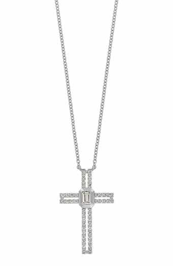 Varda 18k Gold Diamond Cross Necklace