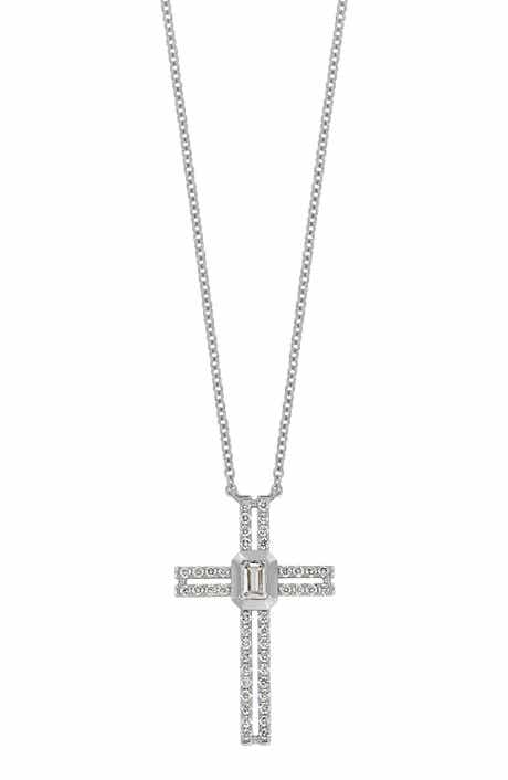 Varda 18k Gold Diamond Cross Necklace