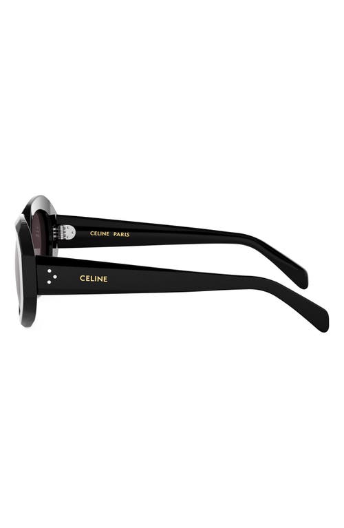 Celine Bold 3 Dots 52mm Geometric Sunglasses